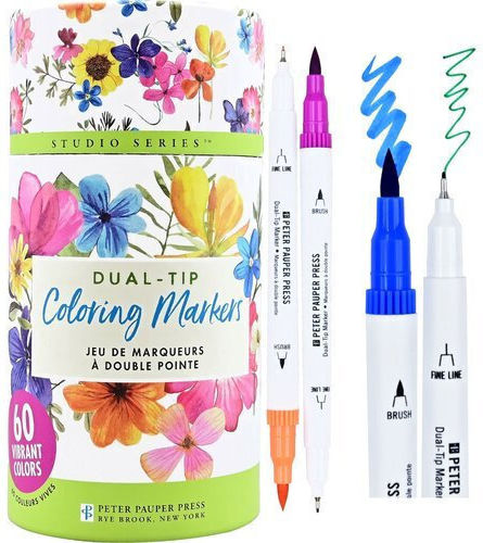 Peter Pauper Press Markere de Desen Set 60buc