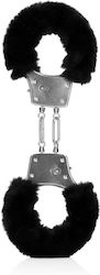 Shots Furry Metal Hand Handschellen in Schwarz Farbe