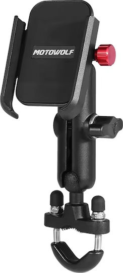 Motowolf Mount Phone Motorcycle with Adjustable Arm 6.5" for Steering Wheel