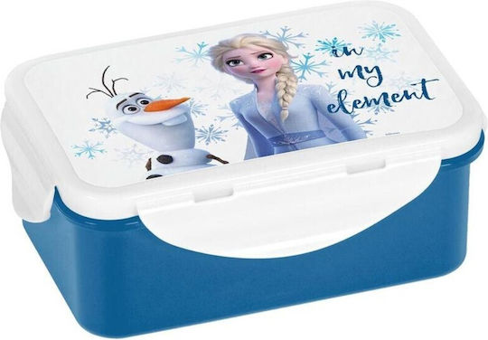 Frozen Plastik Kinder Lebensmittelbehälter Gefroren 0.65Es Blau