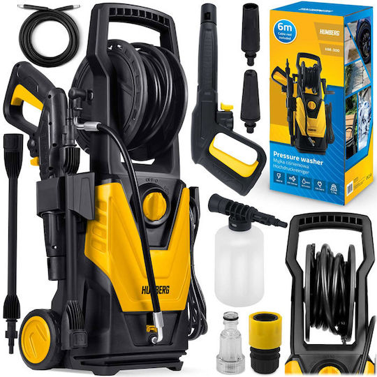 Humberg Pressure Washer Electric 1800W with Pressure 230bar and Metal Pump