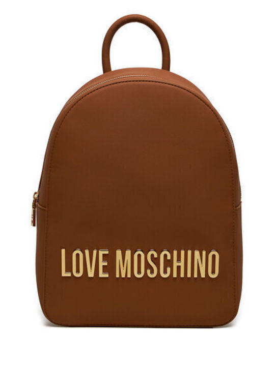 Moschino Γυναικεία Τσάντα Πλάτης Καφέ