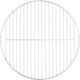 vidaXL Rund Inox Grillrost 40cmcm