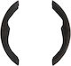 Lampa Car Steering Wheel Cover Microfiber Black with Black Stitching