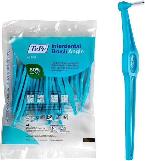 TePe Angle Interdental Brushes Blue 25pcs