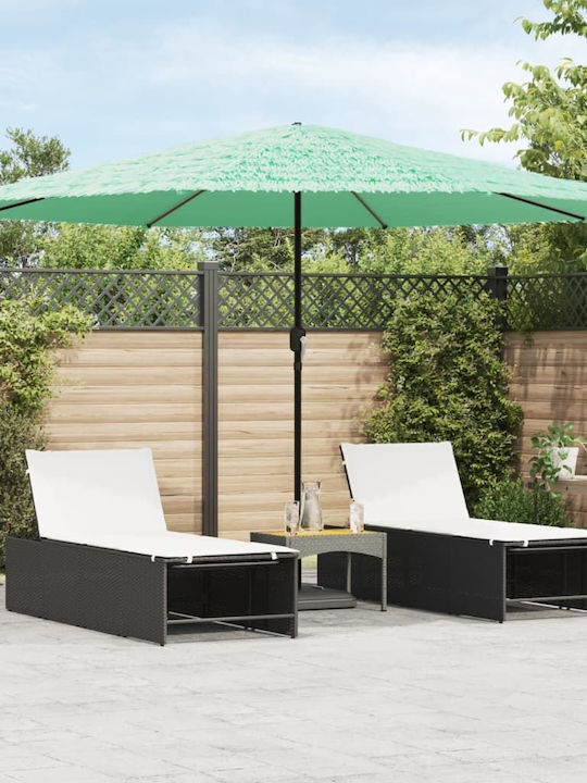 Runder Metall-Garten- und Terrassen-Sonnenschir...