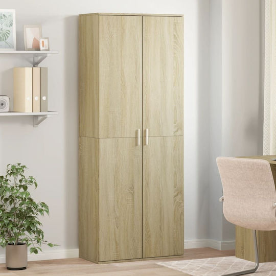 Ντουλάπα Γραφείου Ξύλινη 70x35x180cm Ντουλάπα Γραφείου Ξύλινη 70x35x180cm