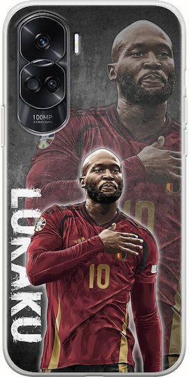 Euro 2024 Romelu Lukaku Honor 90 Lite 5g Carcasa flexibilă din silicon transparent Tpu