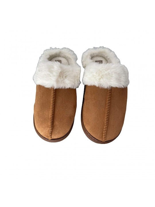 Jomix Winter Women's Slippers in Brown color