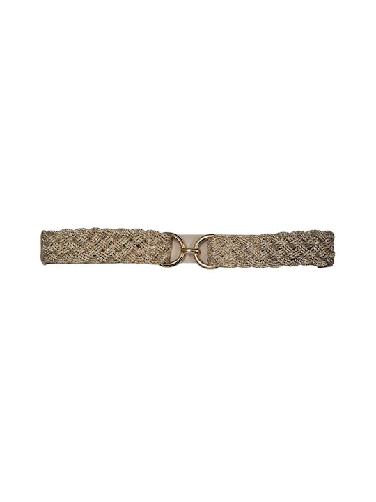 FantazyStores Elastic Women's Belt Gold