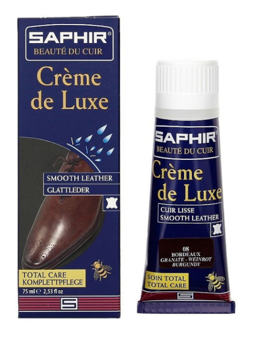 Saphir Creme De Luxe 75ml No 01 Black