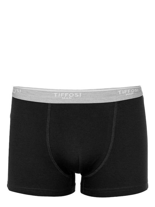 Tiffosi Herren Boxershorts Black 1Packung