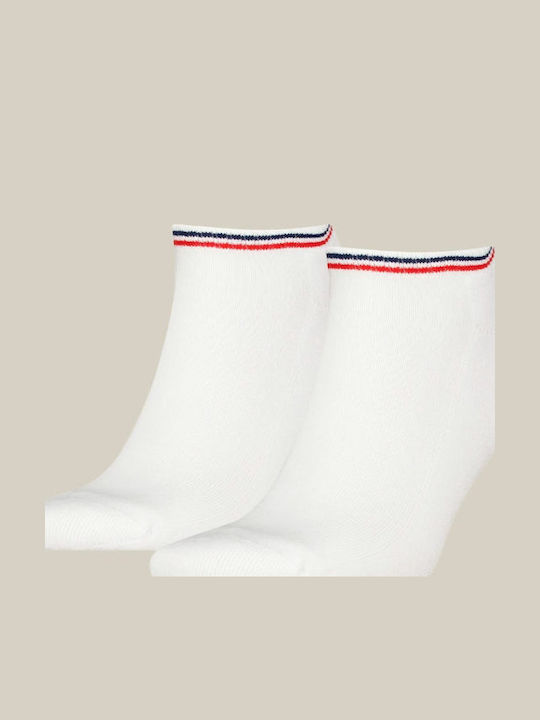 Tommy Hilfiger Iconic Ανδρικές Κάλτσες White 2Pack