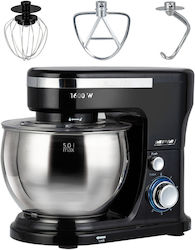 MPM 1600 W cu Bol din Inox de 5 l Negru MRK-21 MPM 1600 W cu Bol din Inox de 5 l Negru MRK-21