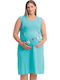 VIolet Nightgown Maternity & Nursing Green