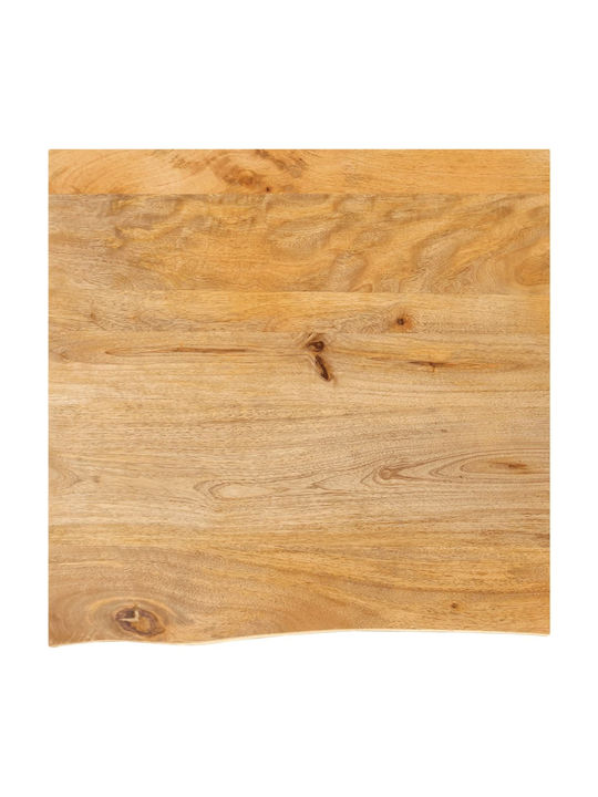 vidaXL Table Surface made of Solid Wood in Brown Color 40x40x3.8cm 370486 1pcs
