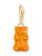 Thomas Sabo 2186-413-8 Orange Charm Goldbears Anhänger vergoldet
