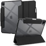 Spigen Flip Cover Silicon / Plastic Negru ACS07006