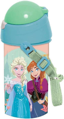 Gim Παιδικό Παγούρι Frozen με Καλαμάκι 500ml