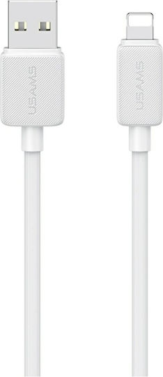 Usams Series USB-A to Lightning Cable White 2m (SJ694USB02)