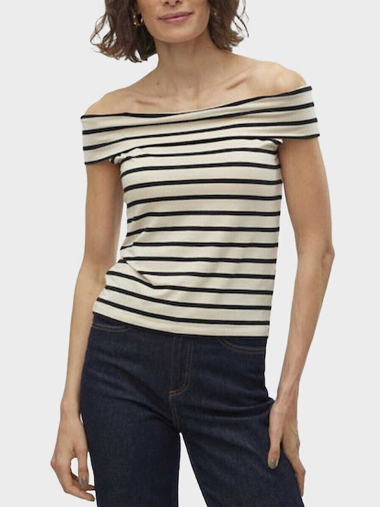 Vero Moda Kenzi Fiona Γυναικεία Μπλούζα Off-Sho...