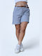 Attrattivo Women's Bermuda Shorts Blue