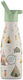 Cool Bottles Kids Water Bottle Thermos Silicone with Straw 260ml
