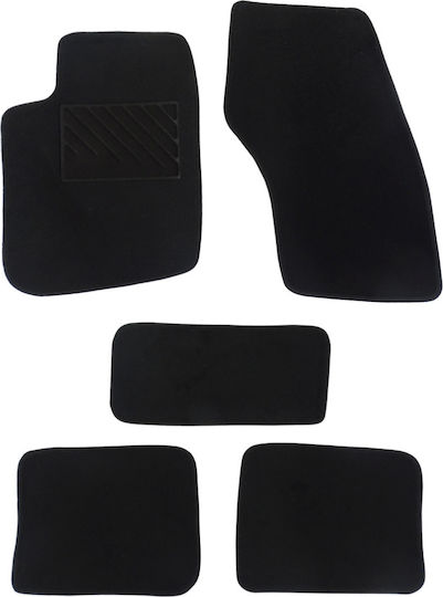 Autopataki Set of Front and Rear Mats 5pcs for Mitsubishi Carisma 1996-2004 Black