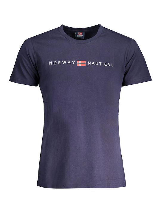 Squola Nautica Italiana Herren T-Shirt Kurzarm Marineblau