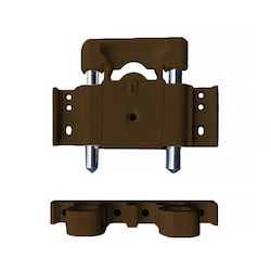 Cal Cobra Lock for Opening and Sliding Doors Brown