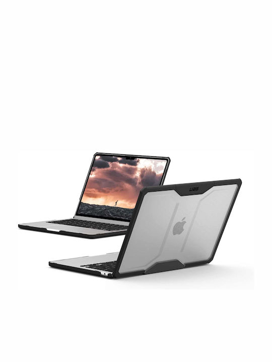 Uag Plyo Laptop Case Compatible Macbook Air 13 Inch 2022 2023 2024 Transparent Black