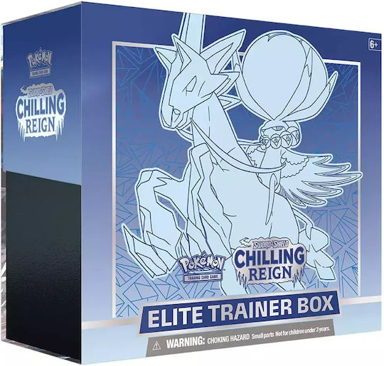 Pokemon Pachet Sabie și Scut Cutie De Antrenor De Elită Chilling Reign Ice Rider Calyrex (Diverse Modele) 1 Buc