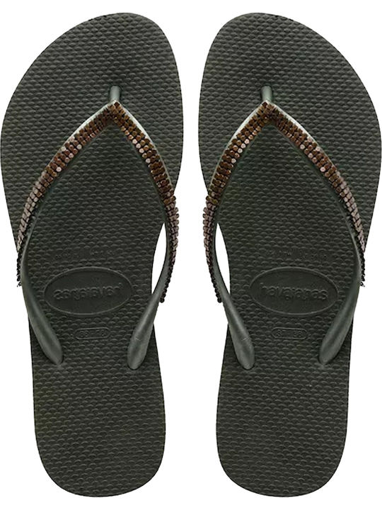 Slim Women's Flip Flops Black