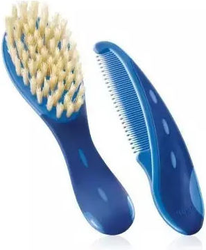 Nuk Baby Brush & Comb Blue 2pcs