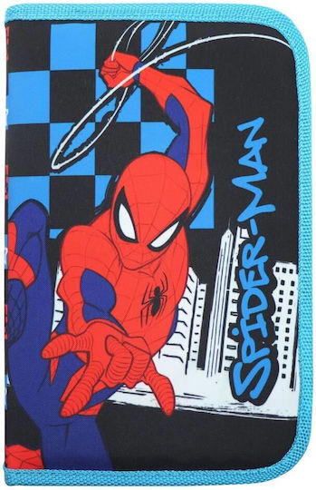 Spiderman Pencil Case Full with 1 Compartment Blue