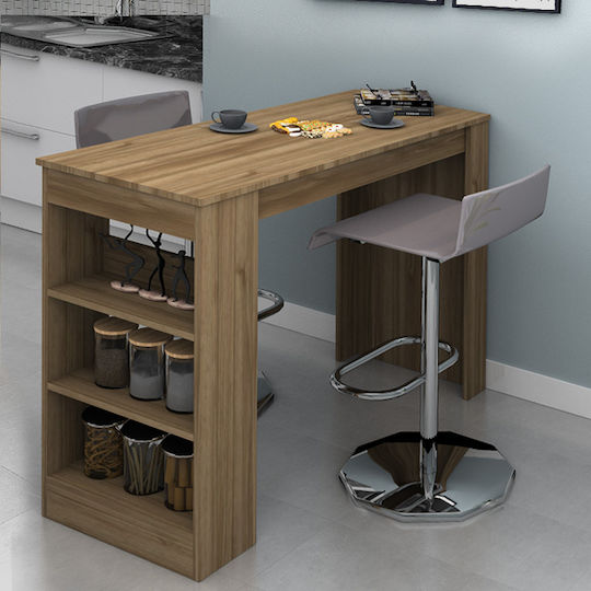 Deep Bar Walnuss 120x50x100cm