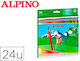 Alpino Ξυλομπογιές Σετ 24 χρώματα