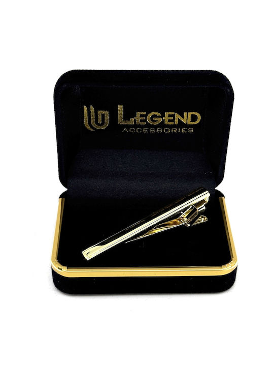 Legend Accessories Clip Γραβάτας Χρυσό