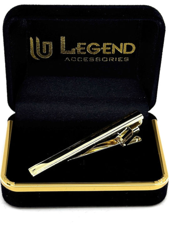Legend Accessories Clip Γραβάτας Χρυσό