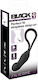You2Toys Black Velvets Strapless Strap On with Dildo 22cm in Black Color