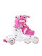 SMJ Sport Inline Αυξομειούμενα Rollers Ροζ Παιδικά