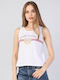 Colin's Women's Blouse Sleeveless White