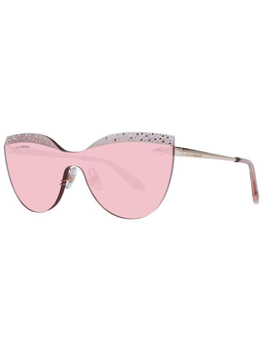 Swarovski Women's Sunglasses with Pink Metal Frame and Pink Lens SK0160 28Z