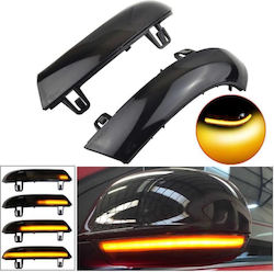 Jom 242457 Светодиодни мигачи за огледала VW Golf V 5 03-08 Jetta Passat B6 3c Sharan Superb Dynamic LED Черни 2 броя Jom 242457 Светодиодни мигачи за огледала VW Golf V 5 03-08 Jetta Passat B6 3c Sharan Superb Dynamic LED Черни 2 броя