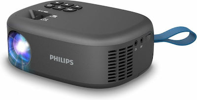 Philips Neopix 113 HD Projector με Ενσωματωμένα Ηχεία Μαύρος