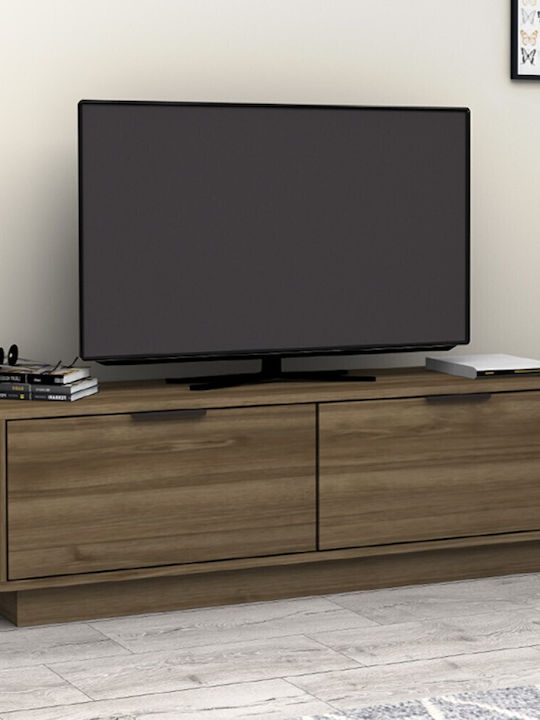 Έπιπλο Τηλεόρασης Lisa Καρυδί Μ140xΠ35xΥ43cm