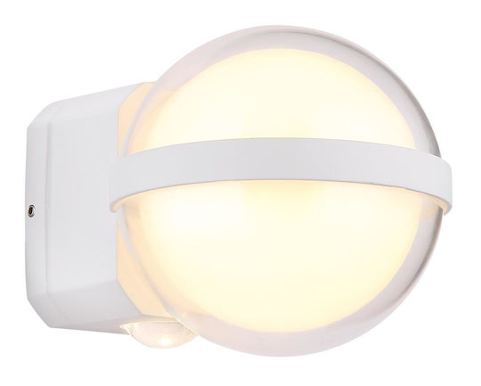 Globo Lighting Wall-Mounted Outdoor Ceiling Light LED IP54 12W with Warm White Light 10.5x11εκ.