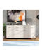 Μπουφές Vienne 4k2f Ξύλινος Cashmere 183x40x90cm