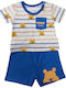 Kids' Set with Shorts Summer 2pcs Blue Pooh Blue