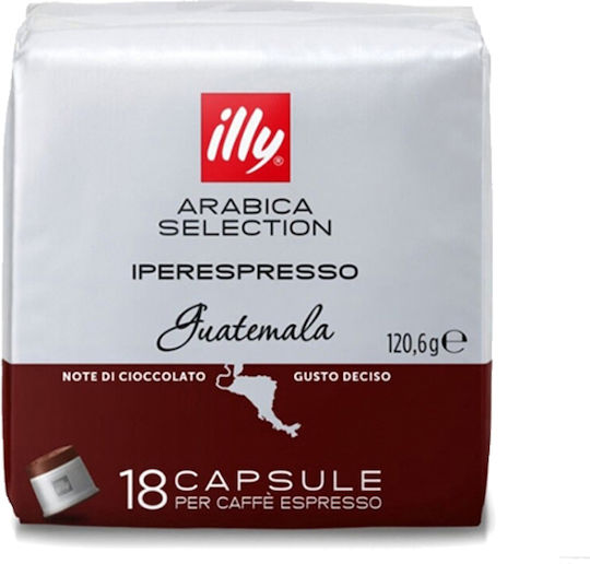 Illy Capsule Espresso Guatemala Arabica Compatibile cu Mașina Iperespresso 18capace